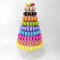 2~10 Tiers Cupcake Holder Stand Round Macaron Tower Stand Food grade PVC Display Rack for Wedding Birthday Party